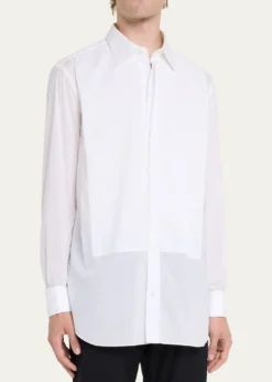 BrioniPleated Poplin French-Cuff Dress Shirt