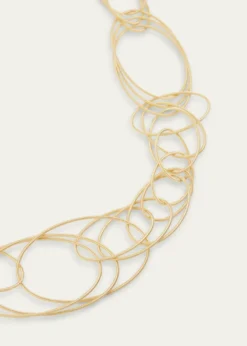 BuccellatiHawaii 18K Yellow Gold Oval Link Necklace