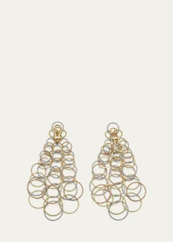 Buccellati18K Hawaii Long Pendant Earrings, 9.5cm