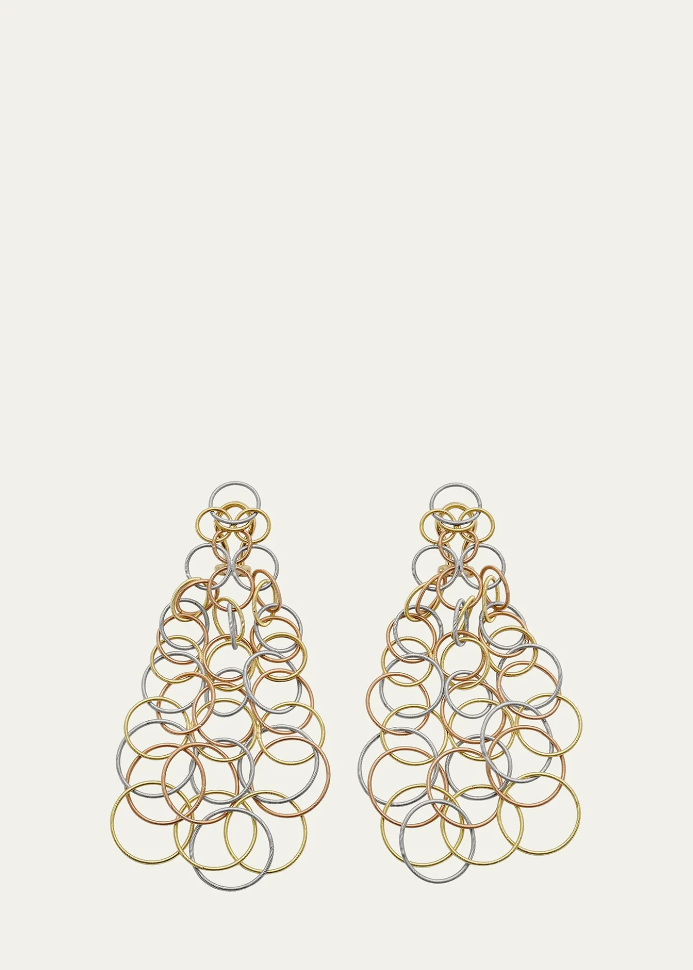 Buccellati18K Hawaii Long Pendant Earrings, 9.5cm