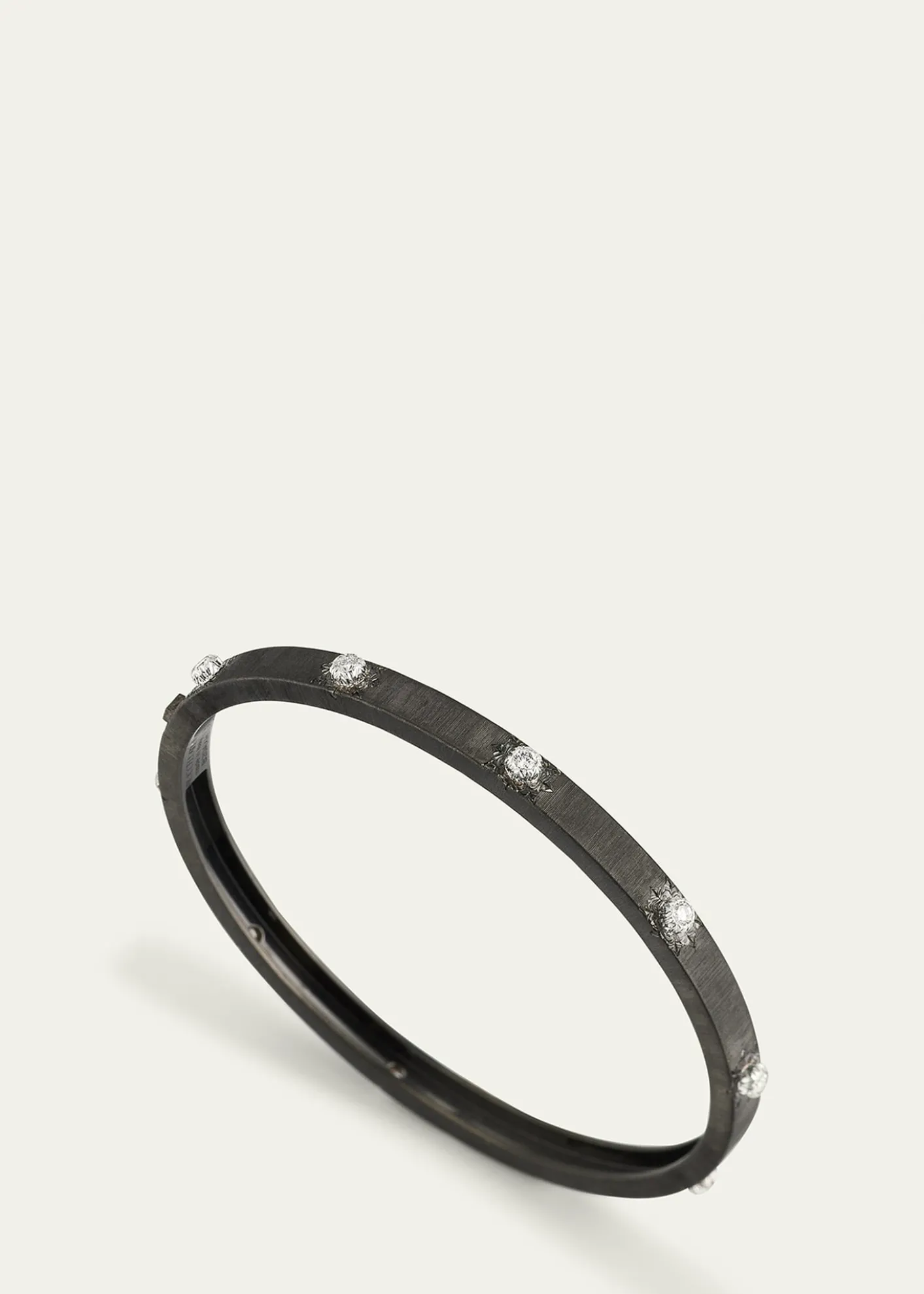 BuccellatiMacri Classica Bangle, Black Gold, 5mm