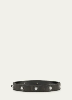 BuccellatiMacri Classica Bangle, Black Gold, 8mm