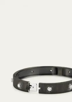 BuccellatiMacri Classica Bangle, Black Gold, 8mm