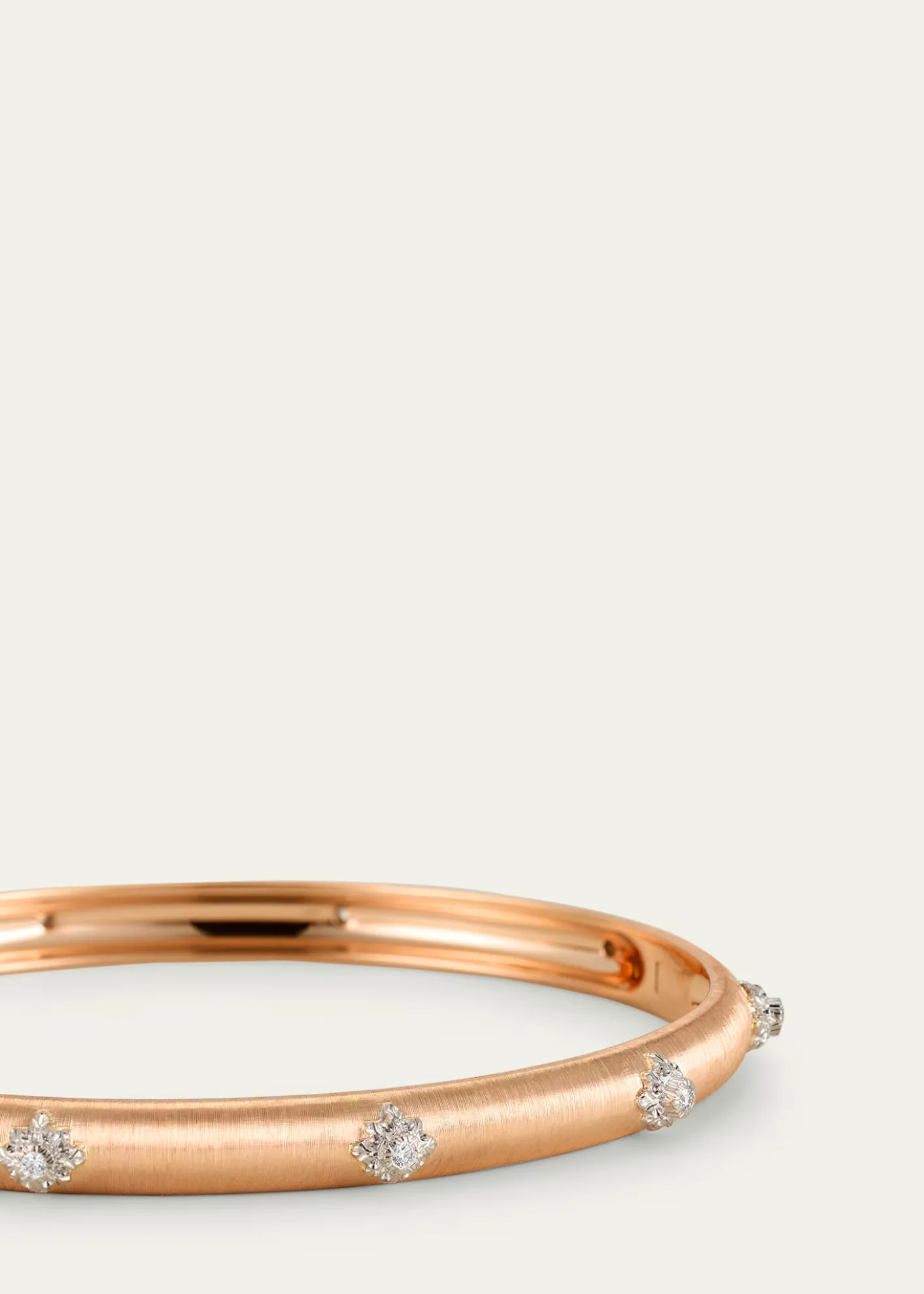 BuccellatiMacri Bombé Bangle, Rose Gold, 5mm