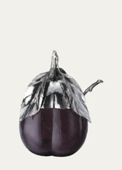 BuccellatiMurano Glass & Sterling Silver Violet Plum Jam Jar