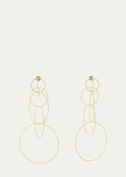 BuccellatiWaikiki 18K Yellow Gold Circle Drop Earrings