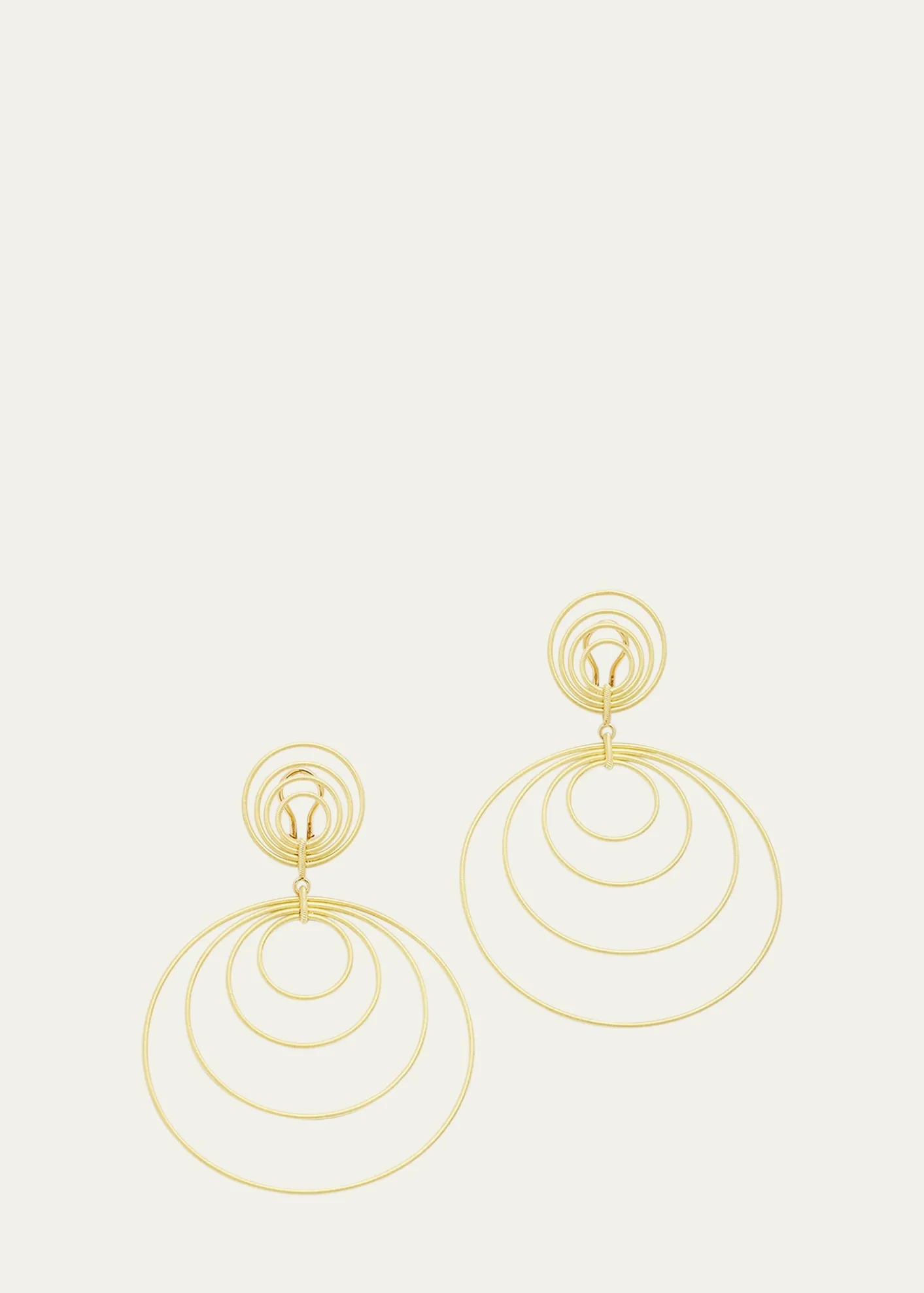 BuccellatiWaikiki 18K Yellow Gold Circle Drop Earrings