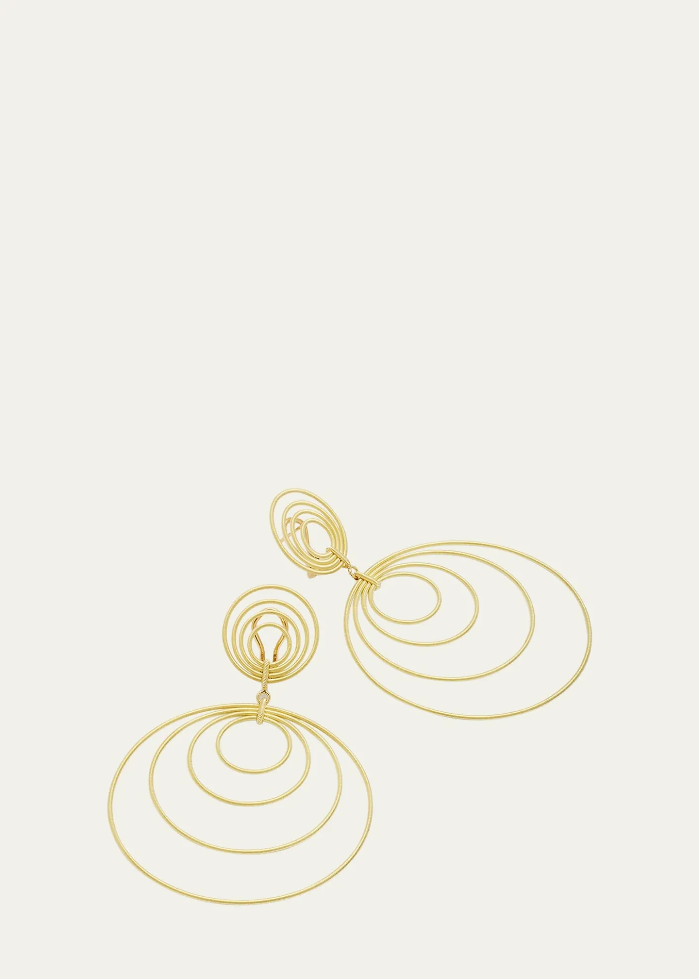 BuccellatiWaikiki 18K Yellow Gold Circle Drop Earrings