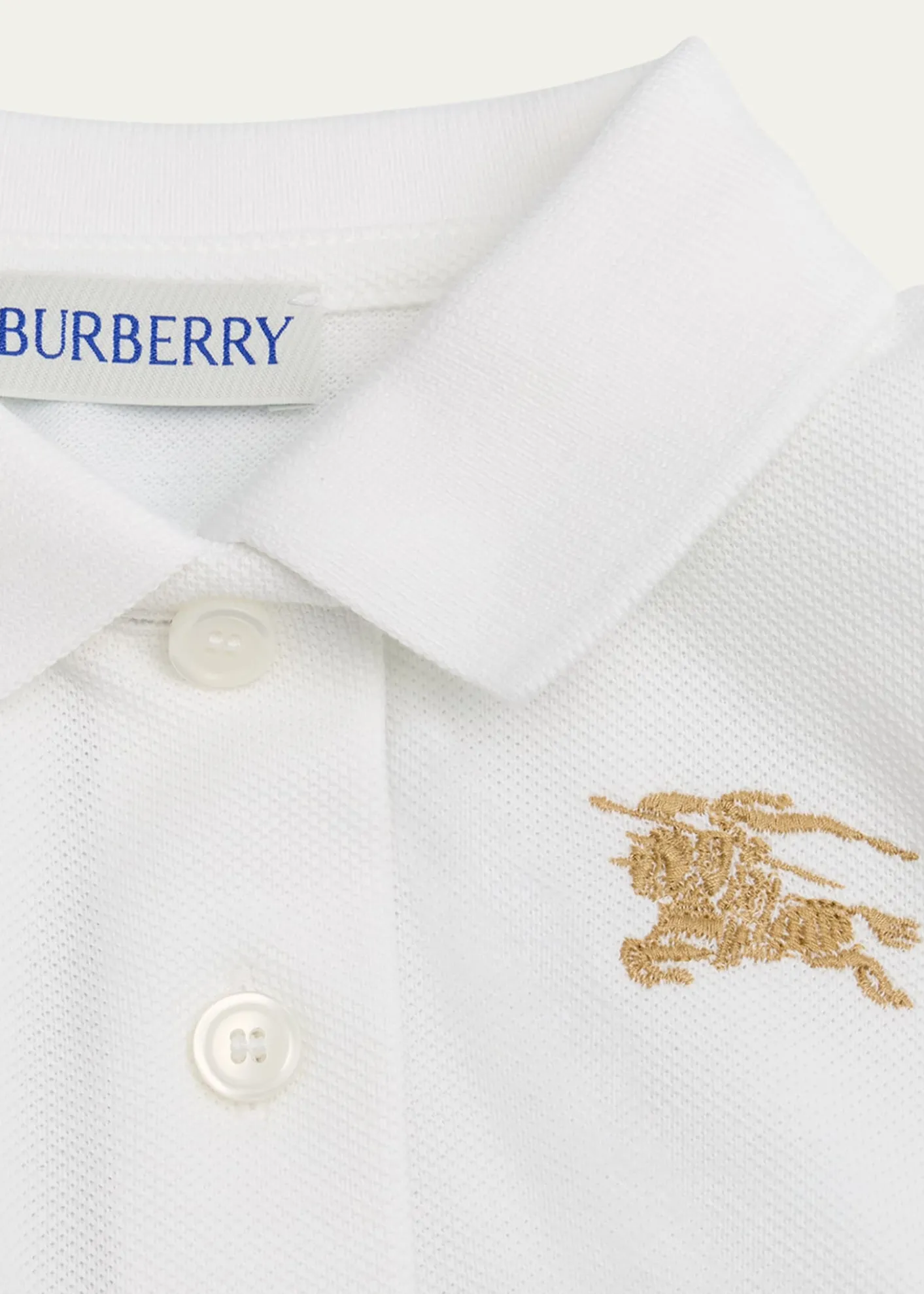 Burberry Girl's Astrid Belted EKD Polo Dress, Size 6M-2