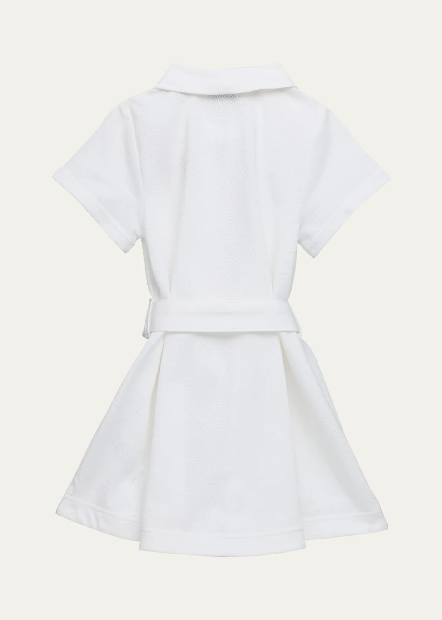 Burberry Girl's Astrid Belted EKD Polo Dress, Size 6M-2