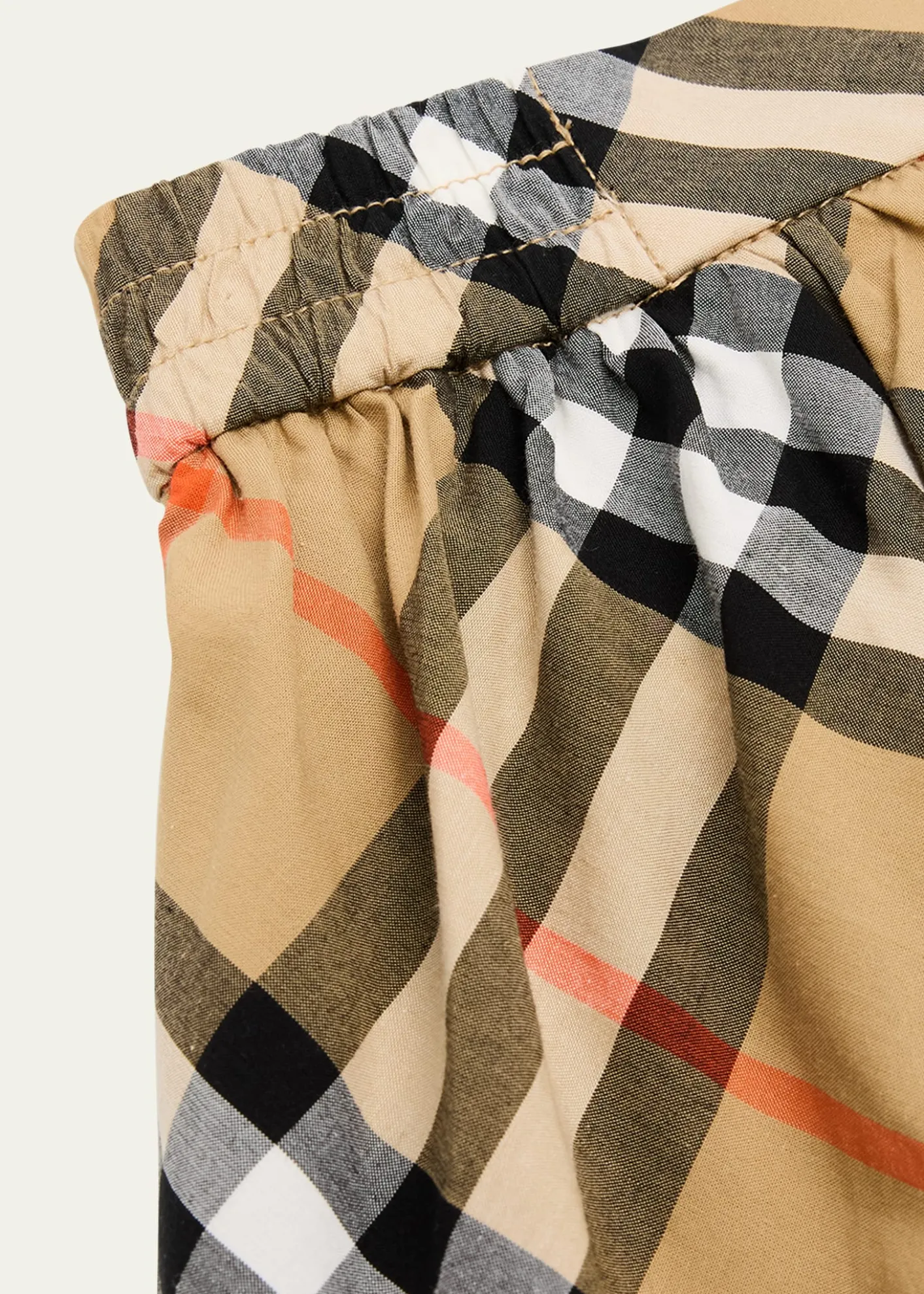 Burberry Girl's Kelsey Check-Print Skirt, Size 6M-2