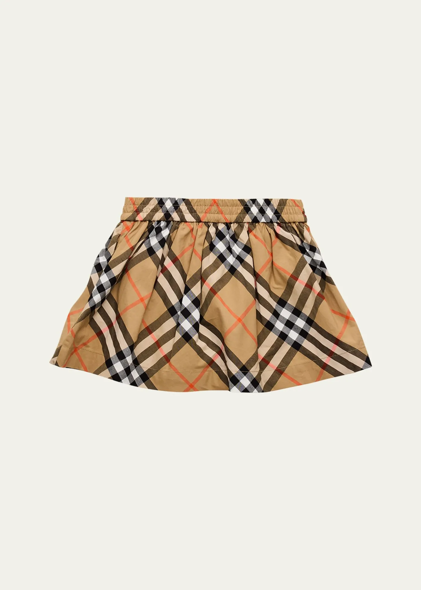Burberry Girl's Kelsey Check-Print Skirt, Size 6M-2