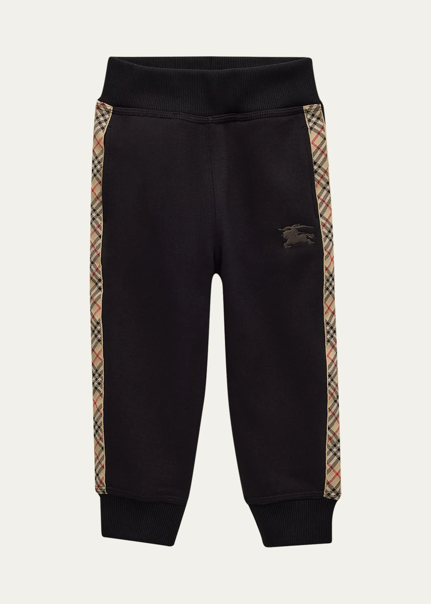 BurberryBoy's Jackson Check Tape Jog Pants, Size Newborn-14