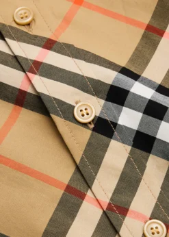 Burberry Boy's Owen Check-Print Shirt, Size 3-14