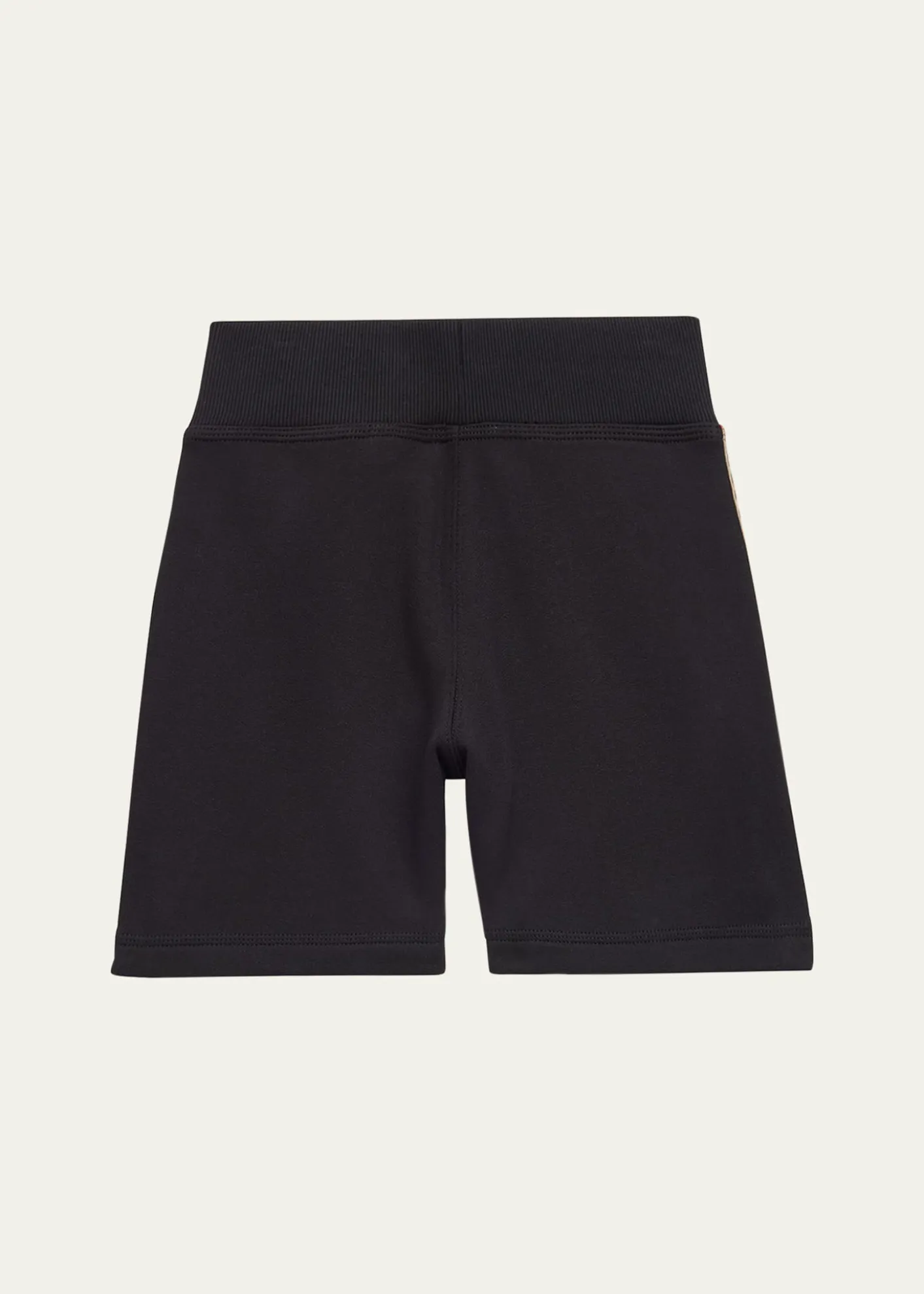 BurberryCheck Trim Cotton Shorts