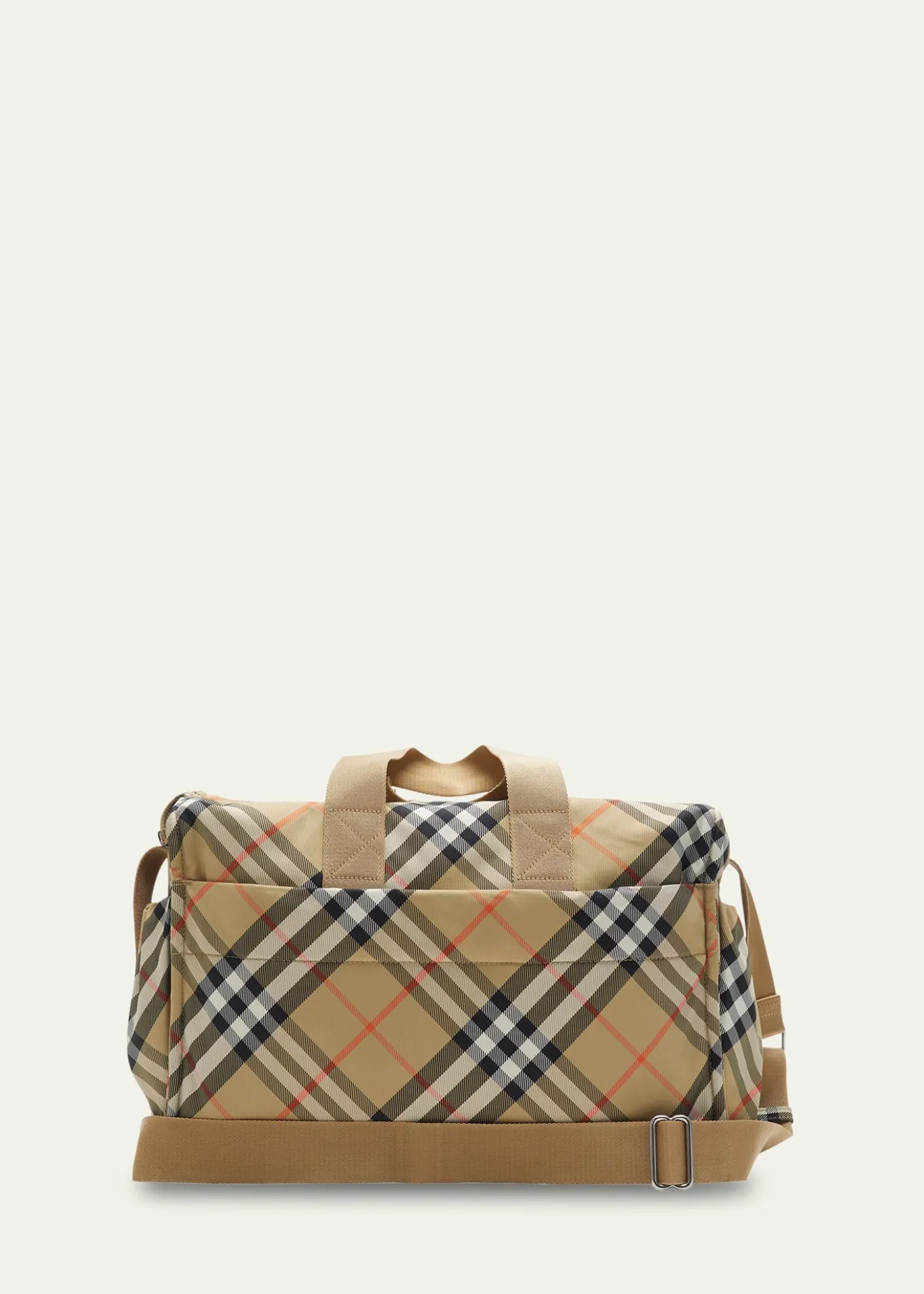 BurberryCheck-Print Diaper Bag