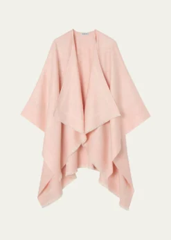 BurberryCheck Wool Cashmere Cape