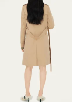 BurberryChelsea Belted Double-Breasted Trench Coat