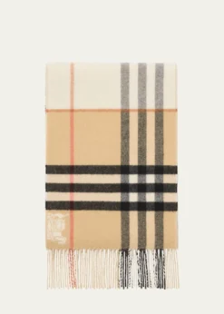 BurberryDouble-Faced Cashmere EKD Scarf