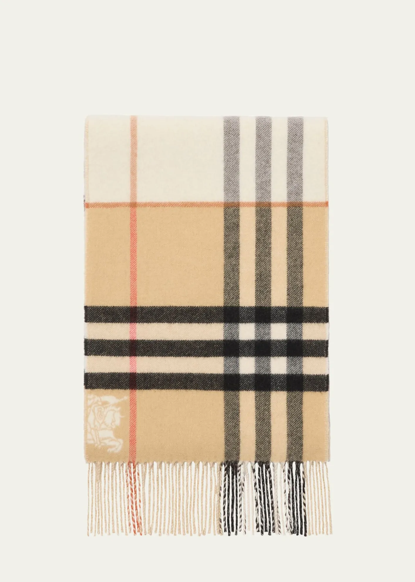 BurberryDouble-Faced Cashmere EKD Scarf