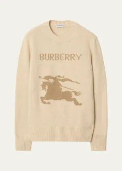 BurberryEKD Wool-Cashmere Crewneck Sweater