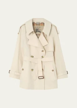BurberryFitzrovia Tropical Gabardine Short Trench Coat