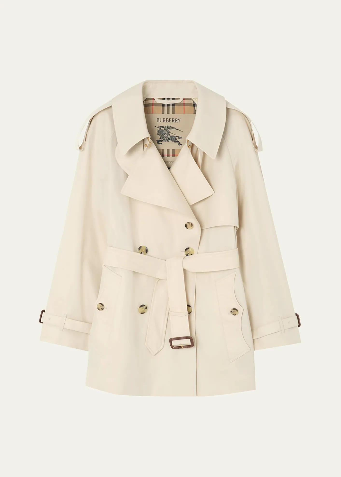 BurberryFitzrovia Tropical Gabardine Short Trench Coat