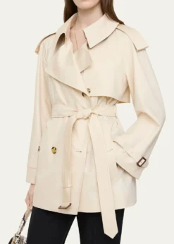 BurberryFitzrovia Tropical Gabardine Short Trench Coat