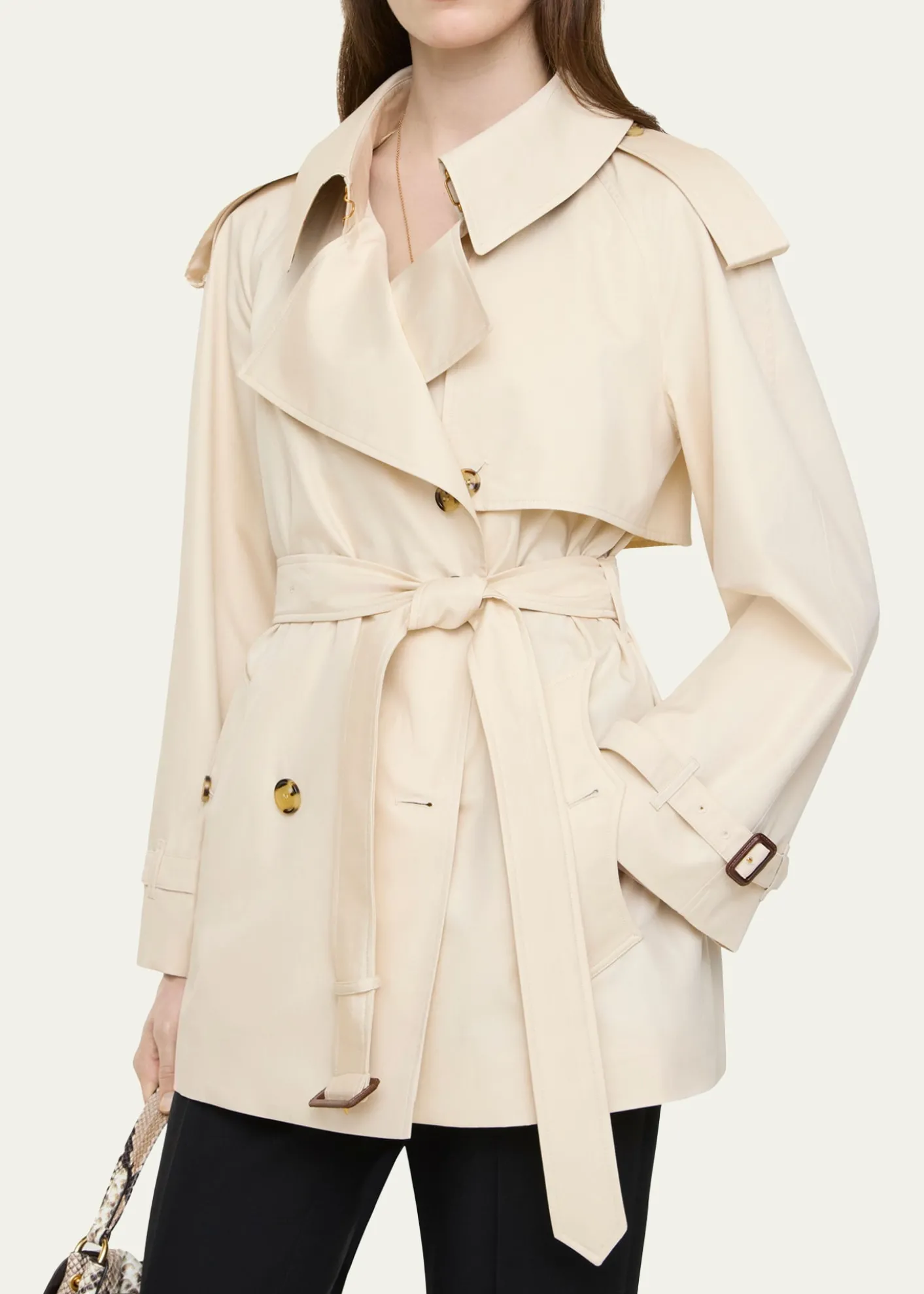 BurberryFitzrovia Tropical Gabardine Short Trench Coat