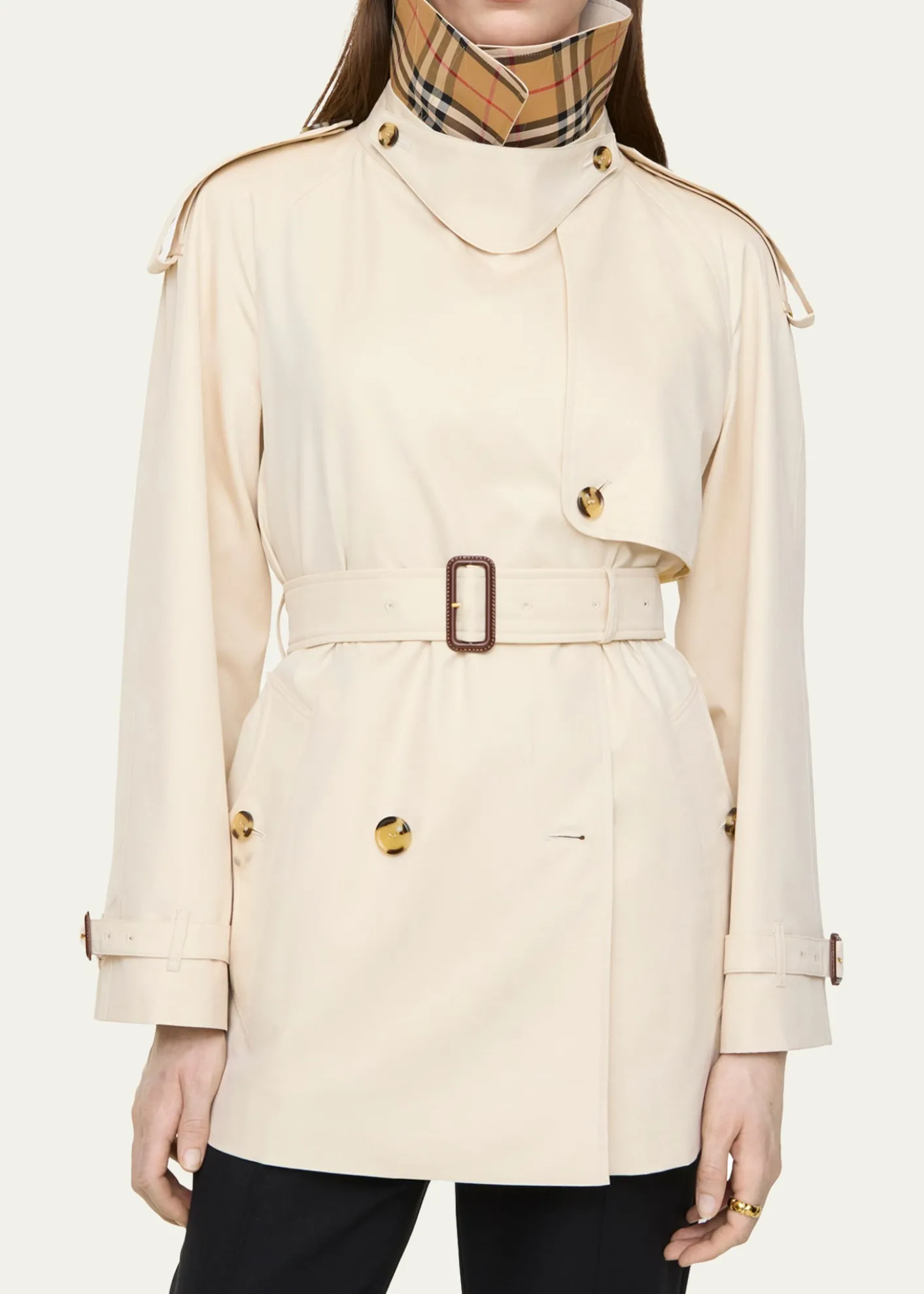 BurberryFitzrovia Tropical Gabardine Short Trench Coat