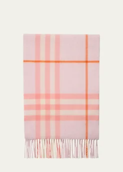 BurberryGiant Check Cashmere Scarf