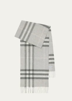 BurberryGiant Check Cashmere Scarf