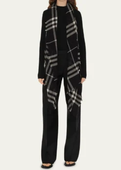 BurberryGiant Check Wool Scarf