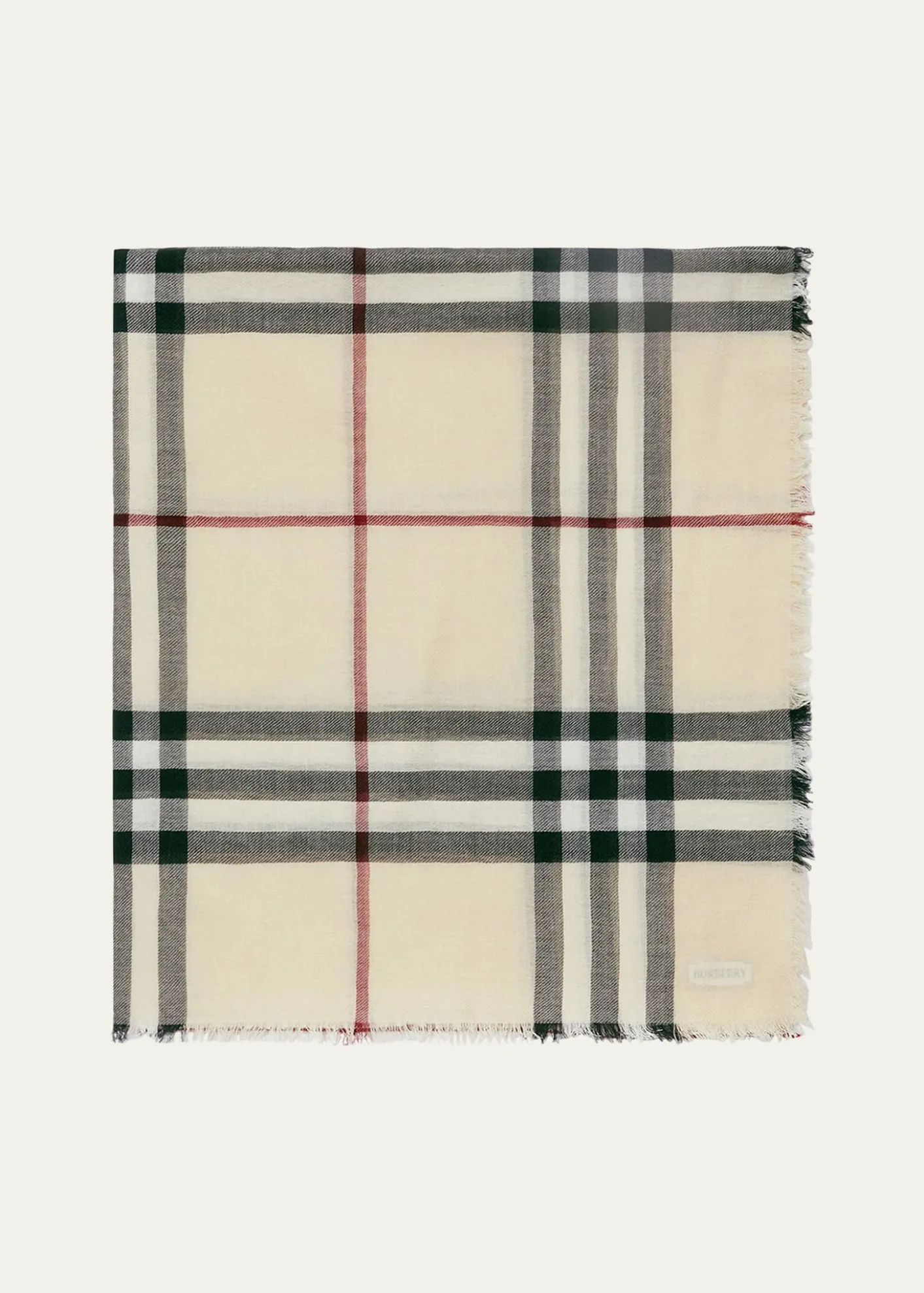 BurberryGiant Check Wool Scarf