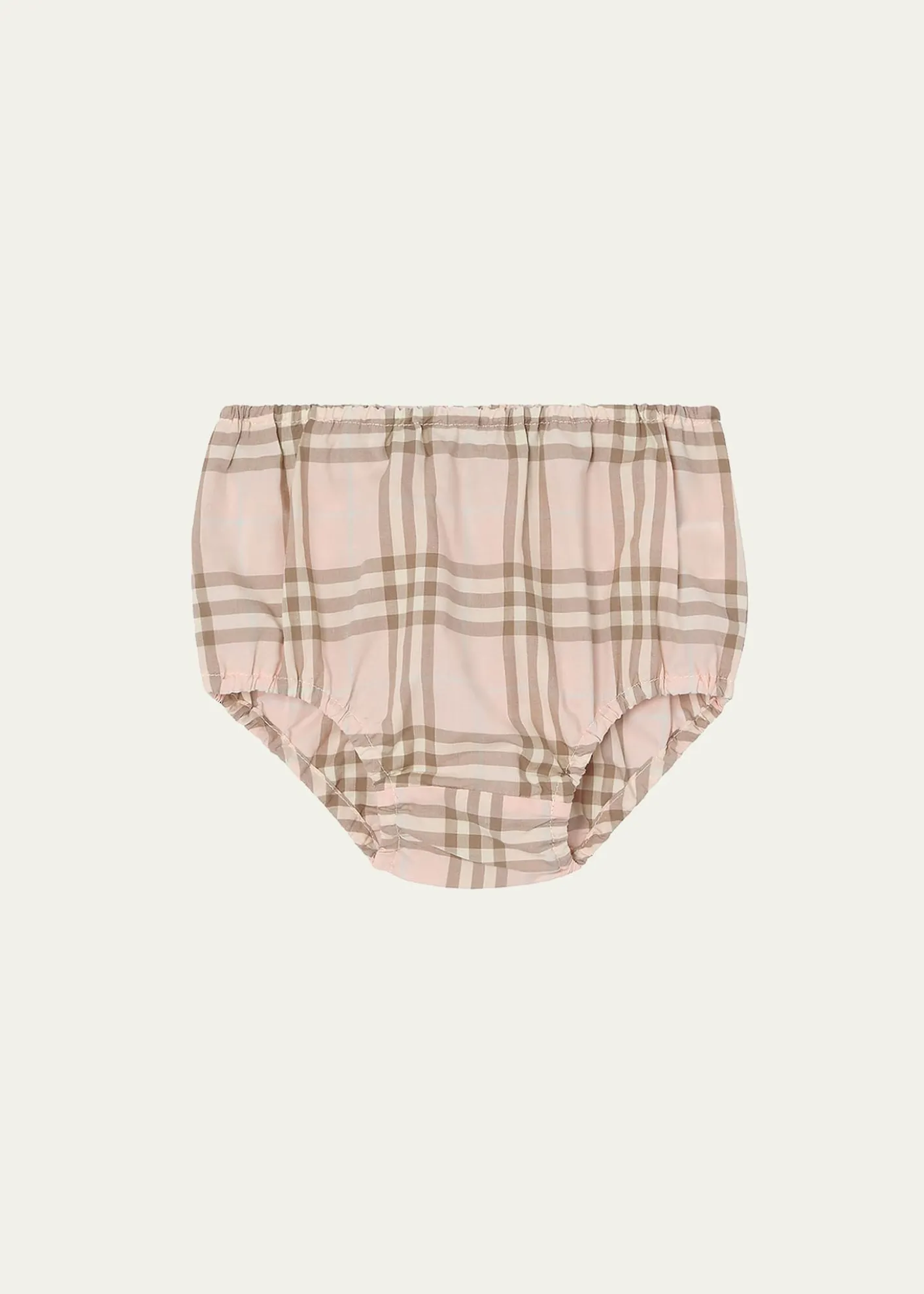 BurberryGirl's Bea Check Cotton Dress & Bloomers Set, Size 3M-18M