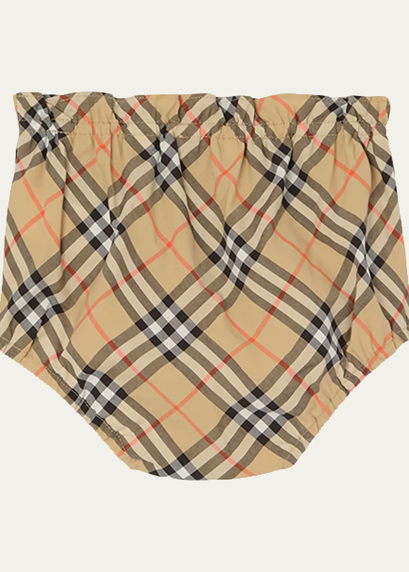 BurberryGirl's Check Bow Cotton Dress & Bloomers Set, Size 1M-18M