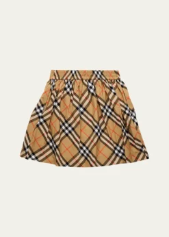 BurberryGirl's Kelsey Check-Print Skirt, Size 3-14