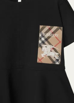 BurberryGirl's Riley EKD Logo-Print Dress, Size 3-14