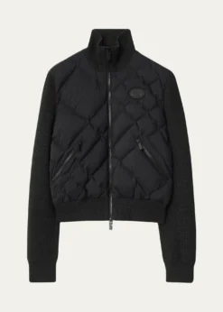 BurberryKelsley Quilted Knit Jacket