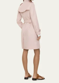 BurberryKensington Belted Double-Breasted Trench Coat