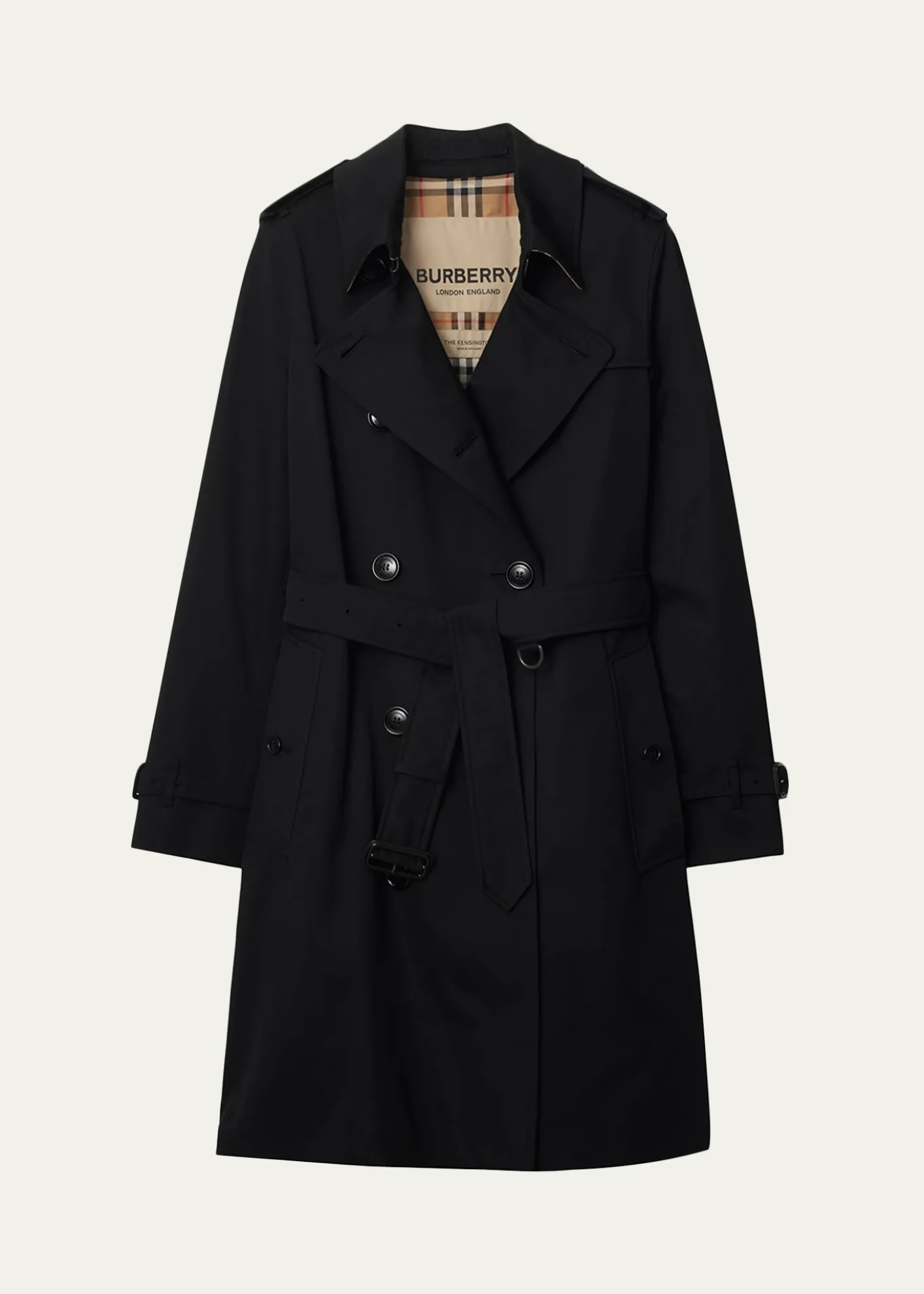 BurberryKensington Belted Trench Coat