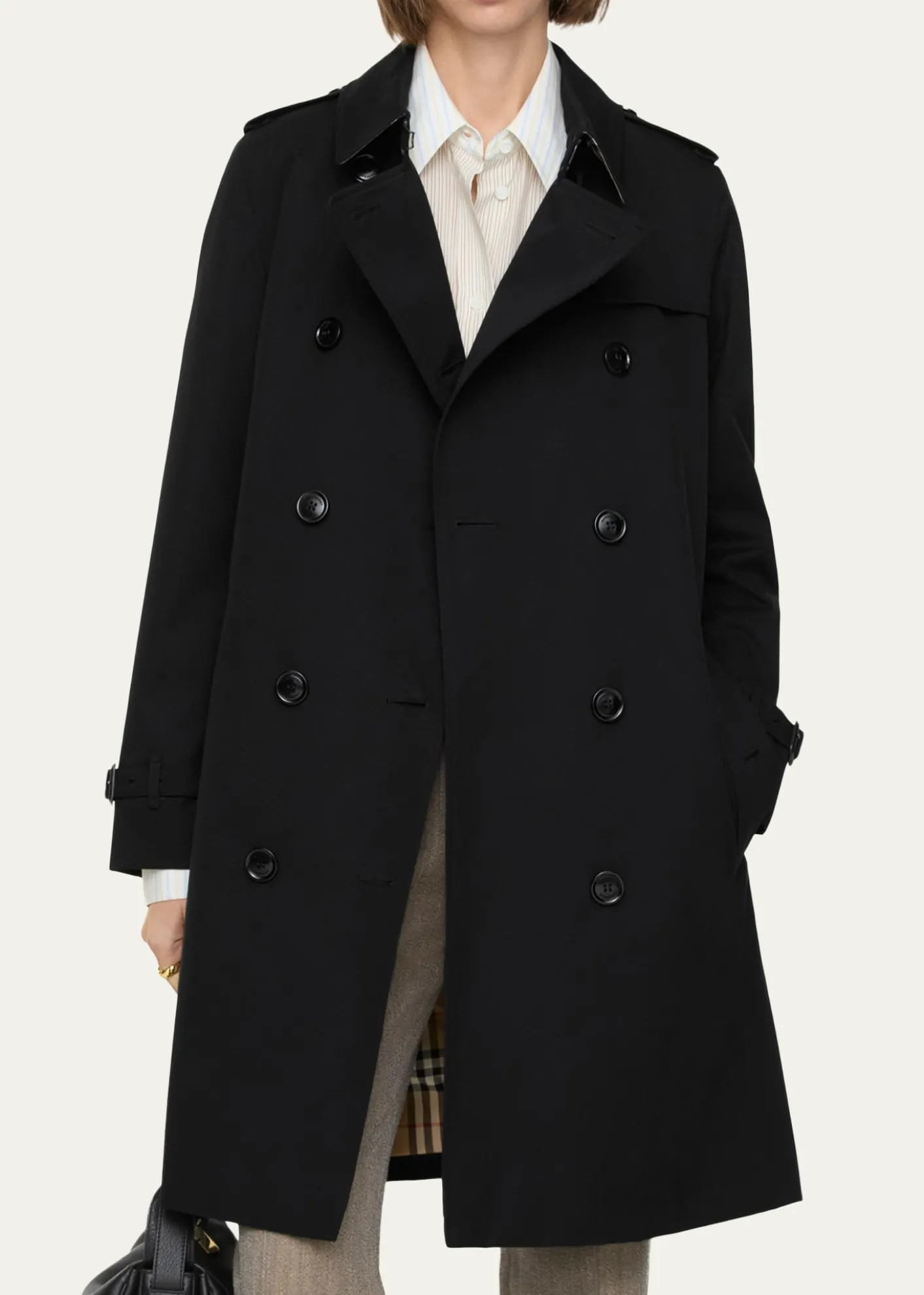 BurberryKensington Belted Trench Coat
