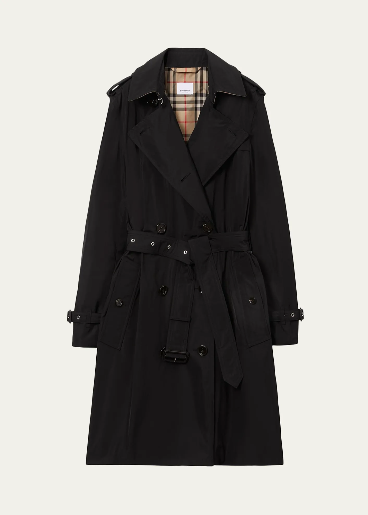 BurberryKensington Double-Breasted Trench Coat
