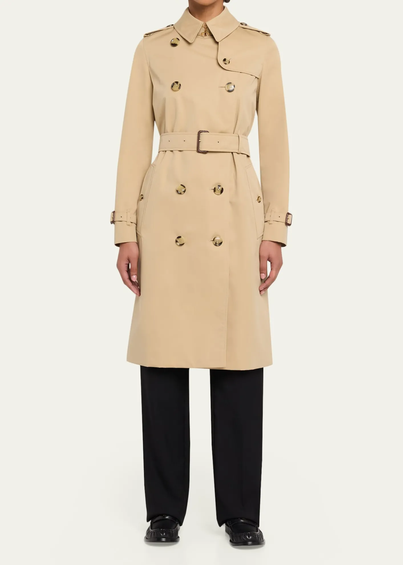 BurberryKensington Long Trench Coat