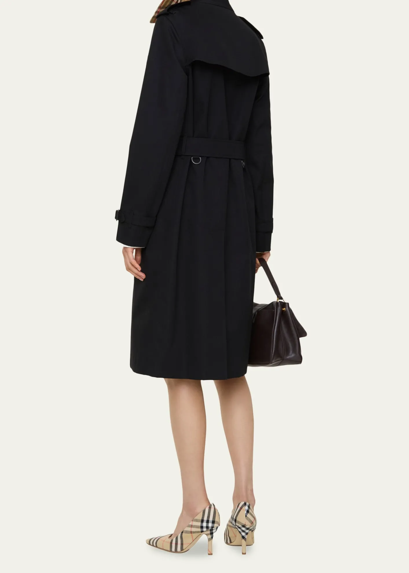 BurberryKensington Organic Belted Double-Breasted Trench Coat