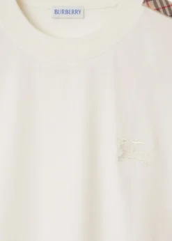 BurberryMen's Check Shoulder-Tape T-Shirt