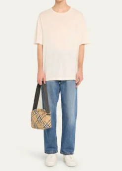 BurberryMen's Check Essential Crossbody Bag