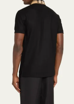 BurberryMen's Cody Check-Collar Polo Shirt