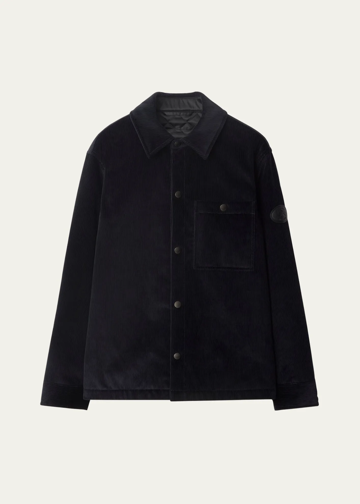BurberryMen's Corduroy Knight Stamp Chore Jacket