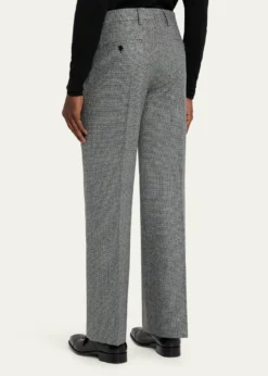 BurberryMen's Dalton Puppytooth Check Straight-Leg Trousers